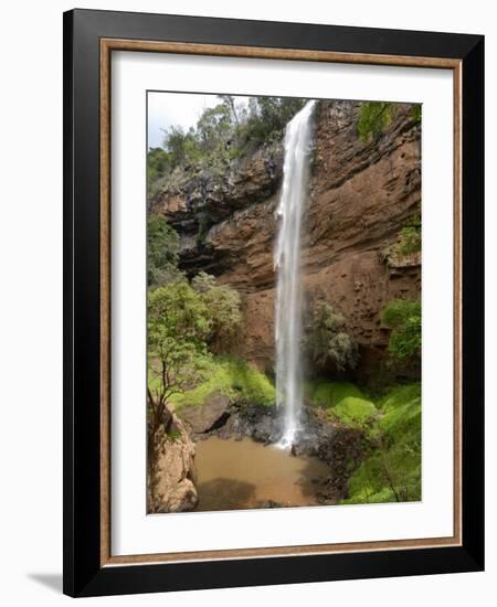 Bridal Veil Waterfall, Drakensberg Mountains, South Africa, Africa-Groenendijk Peter-Framed Photographic Print