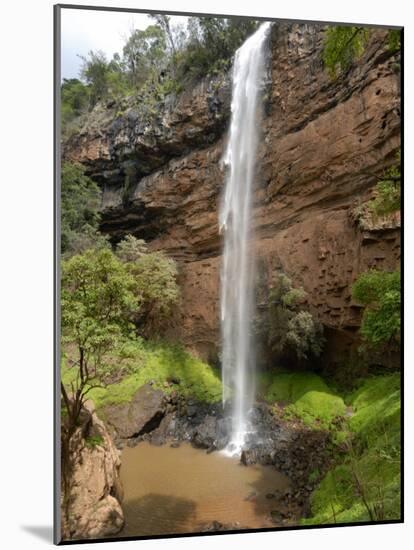 Bridal Veil Waterfall, Drakensberg Mountains, South Africa, Africa-Groenendijk Peter-Mounted Photographic Print