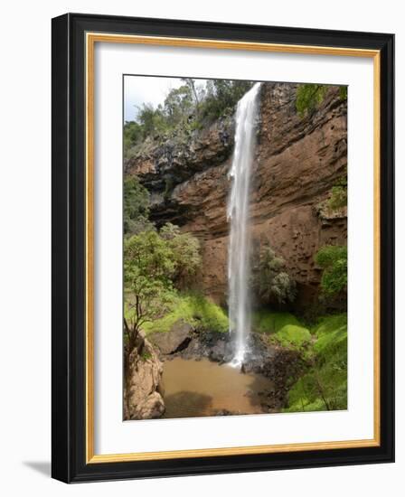 Bridal Veil Waterfall, Drakensberg Mountains, South Africa, Africa-Groenendijk Peter-Framed Photographic Print