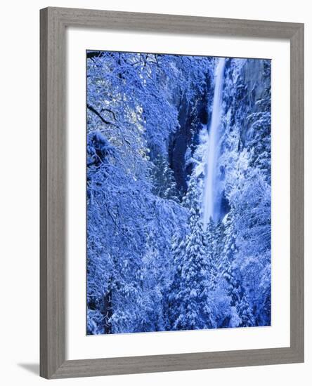 Bridal Vel Falls, Yosemite National Park, California, USA-Scott Smith-Framed Photographic Print