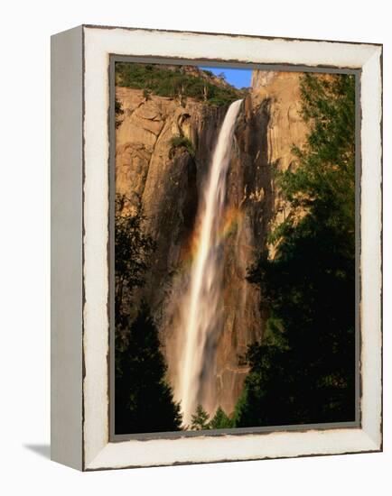 Bridalveil Fall, Yosemite National Park, California, USA-David Tomlinson-Framed Premier Image Canvas