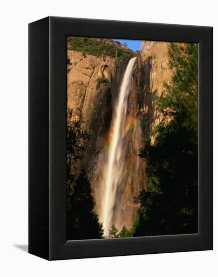 Bridalveil Fall, Yosemite National Park, California, USA-David Tomlinson-Framed Premier Image Canvas