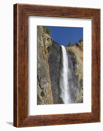 Bridalveil Fall, Yosemite Valley, Yosemite NP, California, USA-David Wall-Framed Photographic Print
