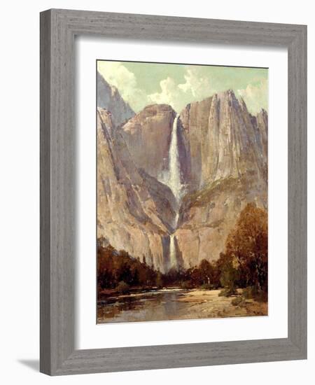 Bridalveil Fall, Yosemite-Thomas Hill-Framed Giclee Print