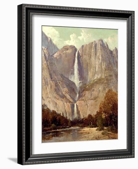 Bridalveil Fall, Yosemite-Thomas Hill-Framed Giclee Print