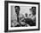 Bride and Groom Breaking Bread During Wedding-Paul Schutzer-Framed Photographic Print