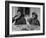 Bride and Groom Eating at Wedding Feast-Mark Kauffman-Framed Photographic Print