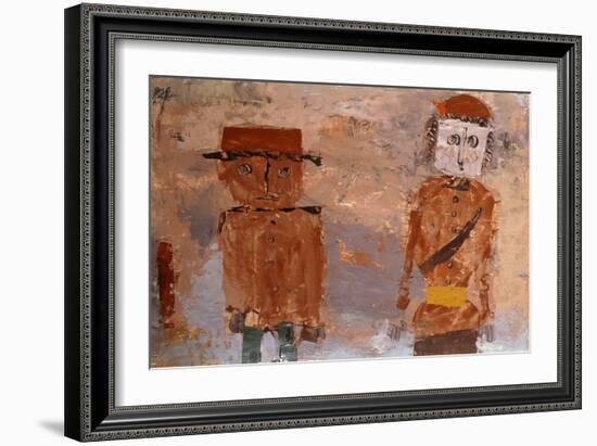 Bride and Groom in Autumn of Life-Paul Klee-Framed Giclee Print