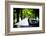 Bride and Groom in Car-HalfPoint-Framed Photographic Print