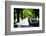 Bride and Groom in Car-HalfPoint-Framed Photographic Print