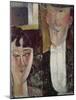 Bride and Groom (The Couple), 1915/16-Amedeo Modigliani-Mounted Giclee Print