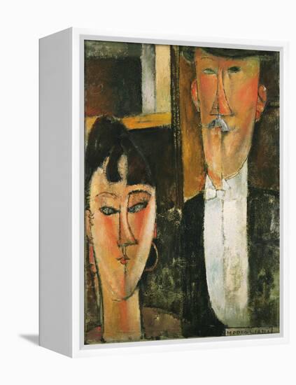 Bride and Groom-Amedeo Modigliani-Framed Premier Image Canvas