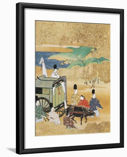 Bride Arriving in Carriage to Betrothed's House-null-Framed Giclee Print