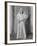 Bride Holding a Bouquet-null-Framed Photo