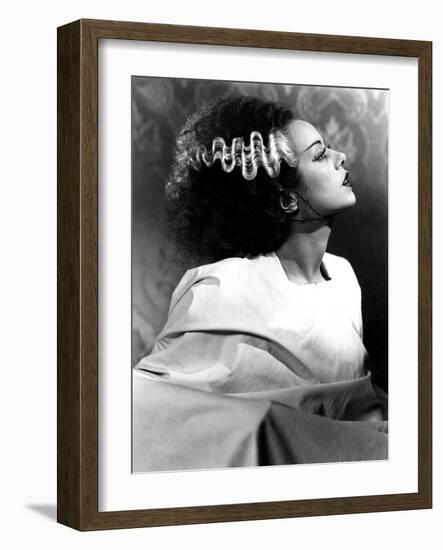 Bride of Frankenstein, Elsa Lanchester, 1935-null-Framed Premium Photographic Print