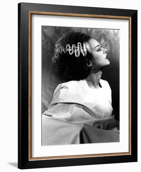 Bride of Frankenstein, Elsa Lanchester, 1935-null-Framed Premium Photographic Print