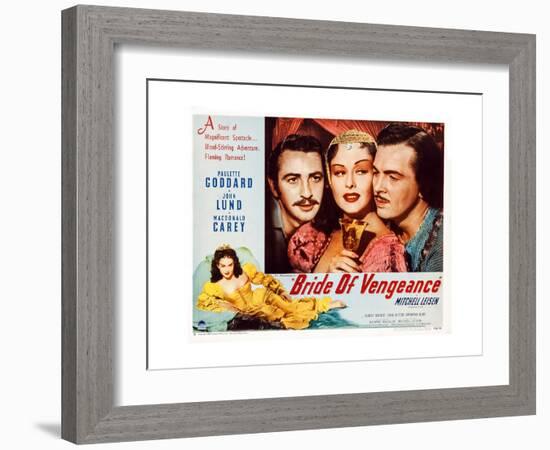 Bride of Vengeance, 1949-null-Framed Premium Giclee Print