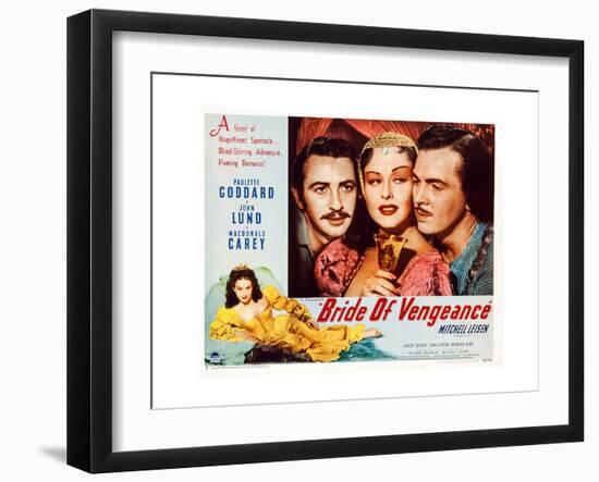 Bride of Vengeance, 1949-null-Framed Art Print