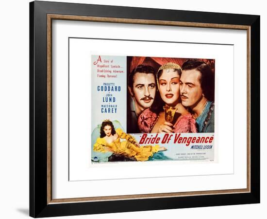 Bride of Vengeance, 1949-null-Framed Art Print