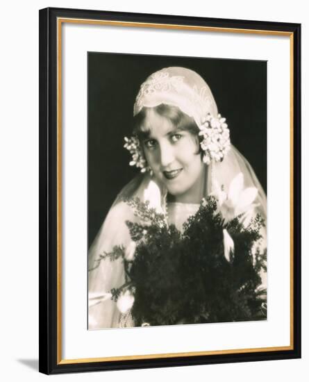 Bride on Her Wedding Day-null-Framed Photo