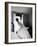 Bride Prepares For Wedding, in Traditional White Gown, 19th Century Wedding Dress-Michael Rougier-Framed Photographic Print