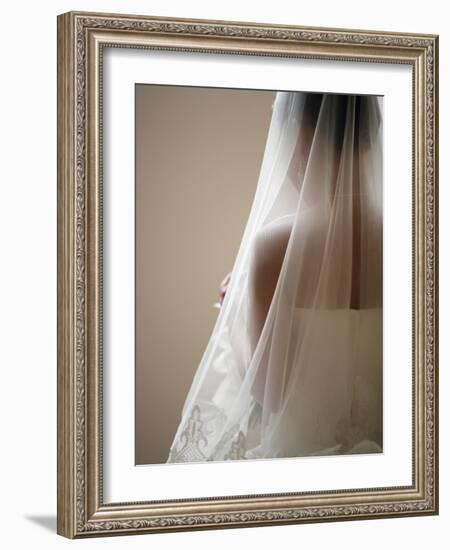 Bride with Veil-Tanya Zouev-Framed Photographic Print