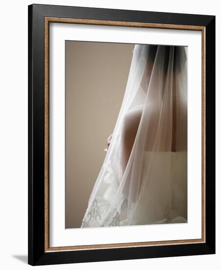 Bride with Veil-Tanya Zouev-Framed Photographic Print