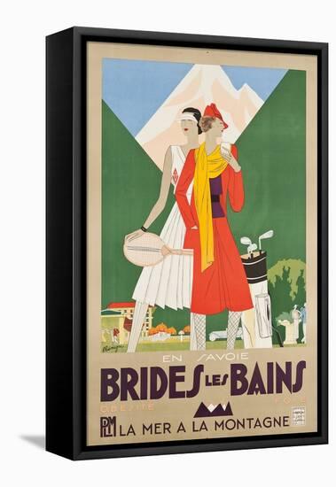 Brides Les Bains, 1929 (Colour Litho)-Leon Benigni-Framed Premier Image Canvas
