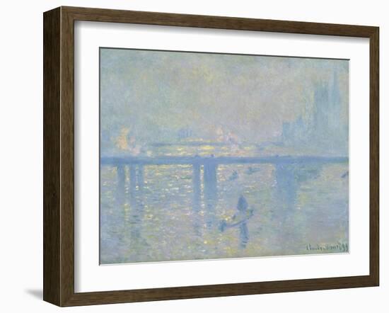 Bridge, 1899-Claude Monet-Framed Giclee Print