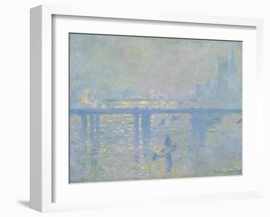 Bridge, 1899-Claude Monet-Framed Giclee Print