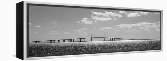 Bridge across a Bay, Sunshine Skyway Bridge, Tampa Bay, Florida, USA-null-Framed Premier Image Canvas