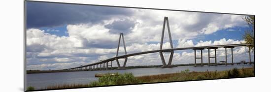 Bridge across a River, Arthur Ravenel Jr. Bridge, Cooper River, Charleston, South Carolina, Usa-null-Mounted Photographic Print