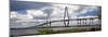 Bridge across a River, Arthur Ravenel Jr. Bridge, Cooper River, Charleston, South Carolina, Usa-null-Mounted Photographic Print