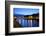 Bridge across a River, Ha'Penny Bridge, Liffey River, Dublin-null-Framed Photographic Print