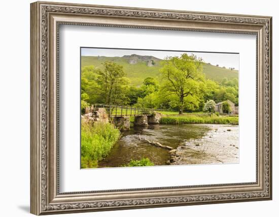Bridge across River Wye, Stone Farm Buildings, Monsal Dale-Eleanor Scriven-Framed Photographic Print