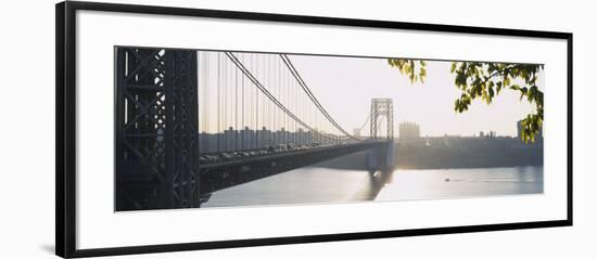 Bridge Across the River, George Washington Bridge, New York, USA-null-Framed Photographic Print