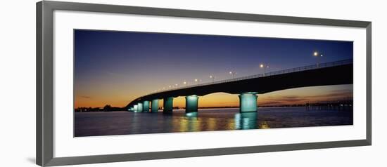 Bridge across the Sea, Ringling Bridge, Hart's Landing, Sarasota, Sarasota County, Florida, USA-null-Framed Photographic Print