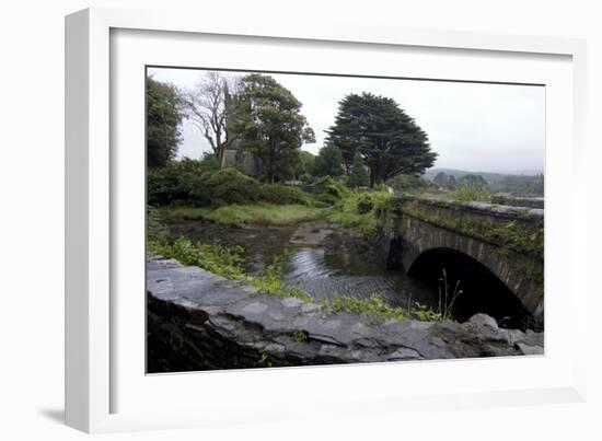 Bridge and Church Near the Sea, Near Schull, County Cork, Ireland-Natalie Tepper-Framed Photo