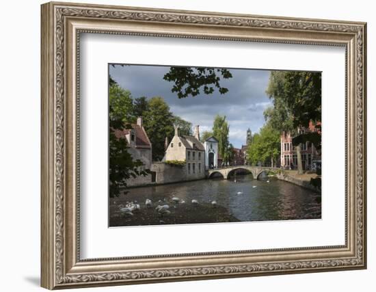 Bridge and Gateway to Begijnhof, Bruges, UNESCO World Heritage Site, Belgium, Europe-James Emmerson-Framed Photographic Print