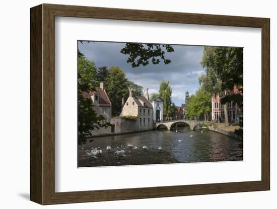 Bridge and Gateway to Begijnhof, Bruges, UNESCO World Heritage Site, Belgium, Europe-James Emmerson-Framed Photographic Print