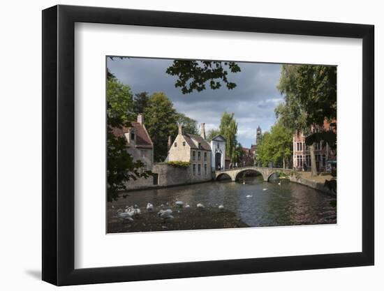 Bridge and Gateway to Begijnhof, Bruges, UNESCO World Heritage Site, Belgium, Europe-James Emmerson-Framed Photographic Print