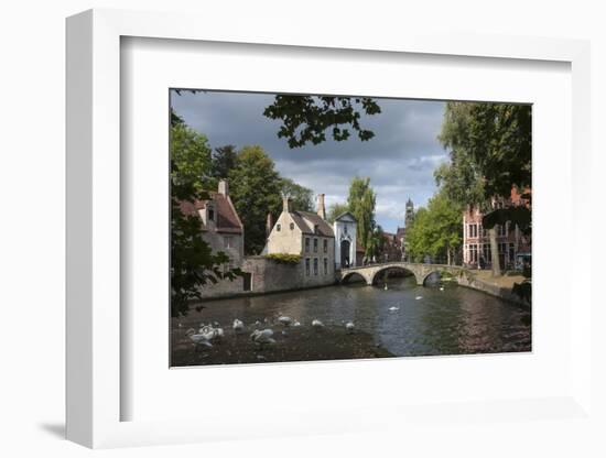 Bridge and Gateway to Begijnhof, Bruges, UNESCO World Heritage Site, Belgium, Europe-James Emmerson-Framed Photographic Print