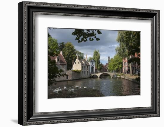 Bridge and Gateway to Begijnhof, Bruges, UNESCO World Heritage Site, Belgium, Europe-James Emmerson-Framed Photographic Print