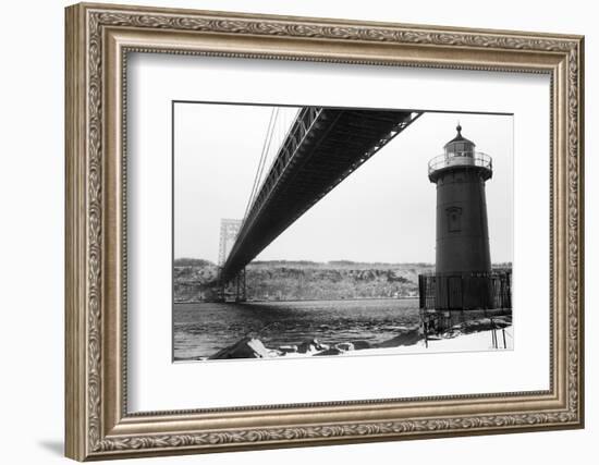 Bridge and Lighthouse-Evan Morris Cohen-Framed Photographic Print