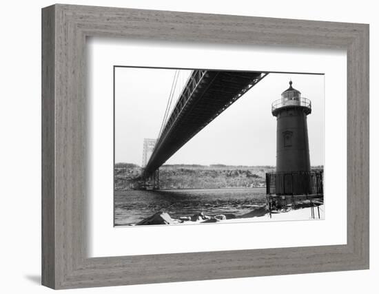 Bridge and Lighthouse-Evan Morris Cohen-Framed Photographic Print