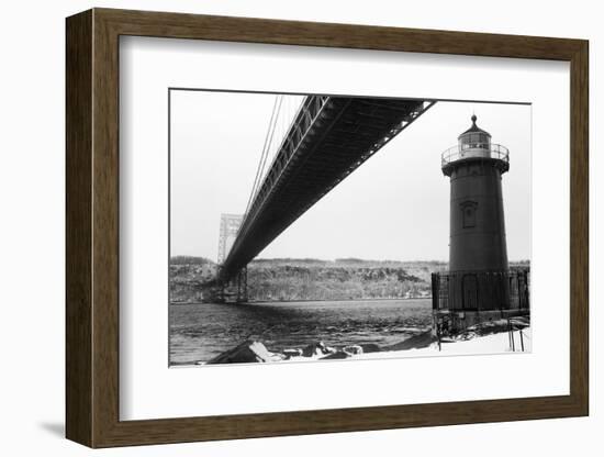 Bridge and Lighthouse-Evan Morris Cohen-Framed Photographic Print