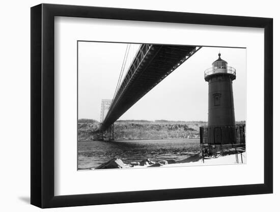 Bridge and Lighthouse-Evan Morris Cohen-Framed Photographic Print