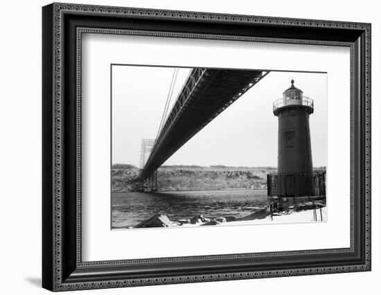 Bridge and Lighthouse-Evan Morris Cohen-Framed Photographic Print