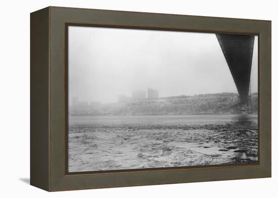 Bridge and Palisades-Evan Morris Cohen-Framed Premier Image Canvas