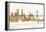 Bridge and Skyline Gold-Avery Tillmon-Framed Stretched Canvas